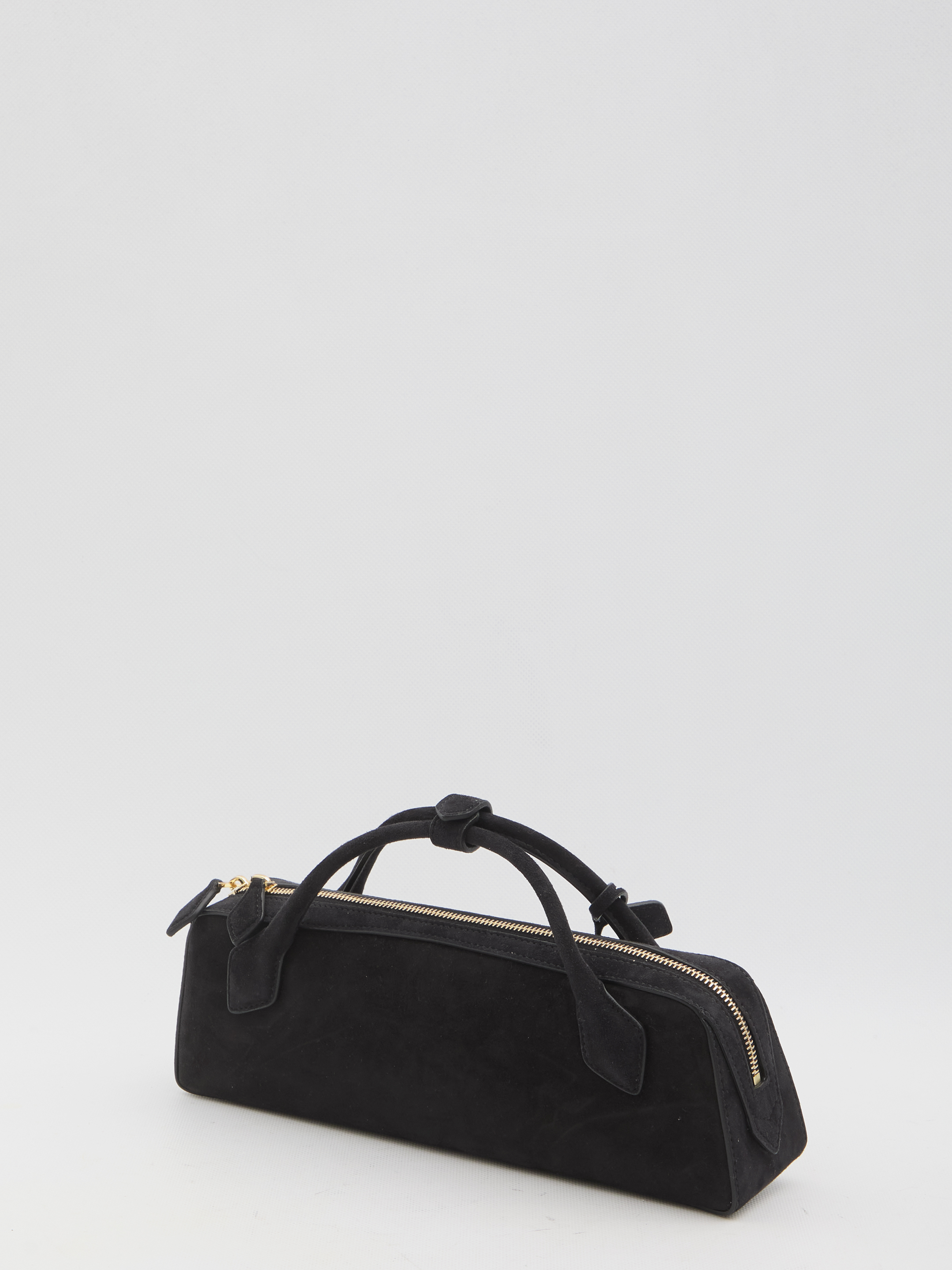 Alaïa Alaia Le Teckel Black Suede Bag