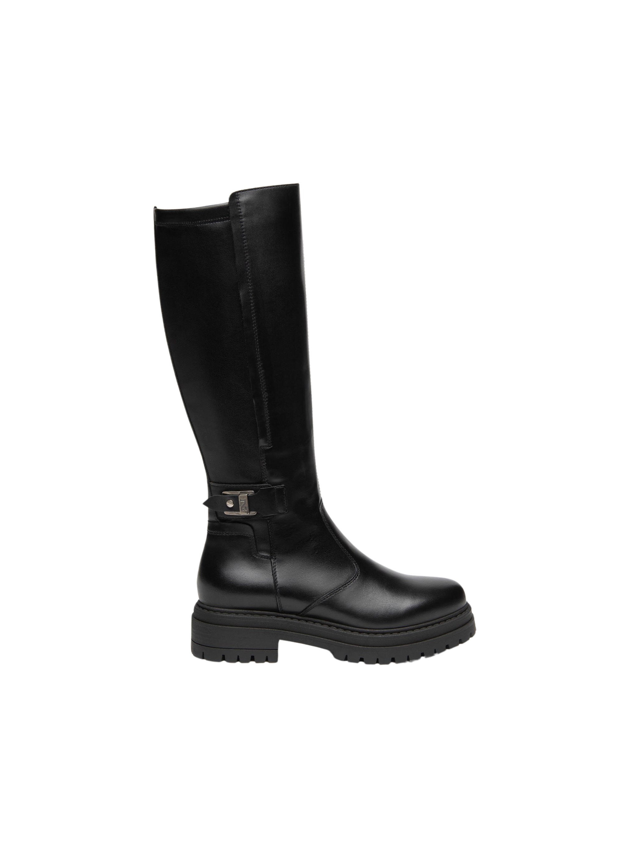 NERO Giardini Leather And Technical Fabric Boots