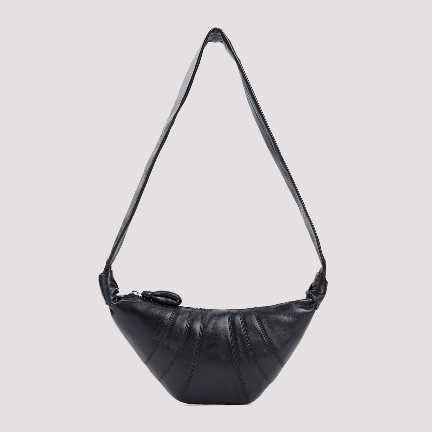 Lemaire Leather Croissant Zip Bag