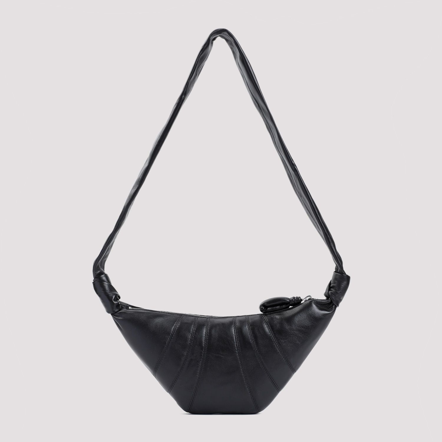 Lemaire Leather Croissant Zip Bag