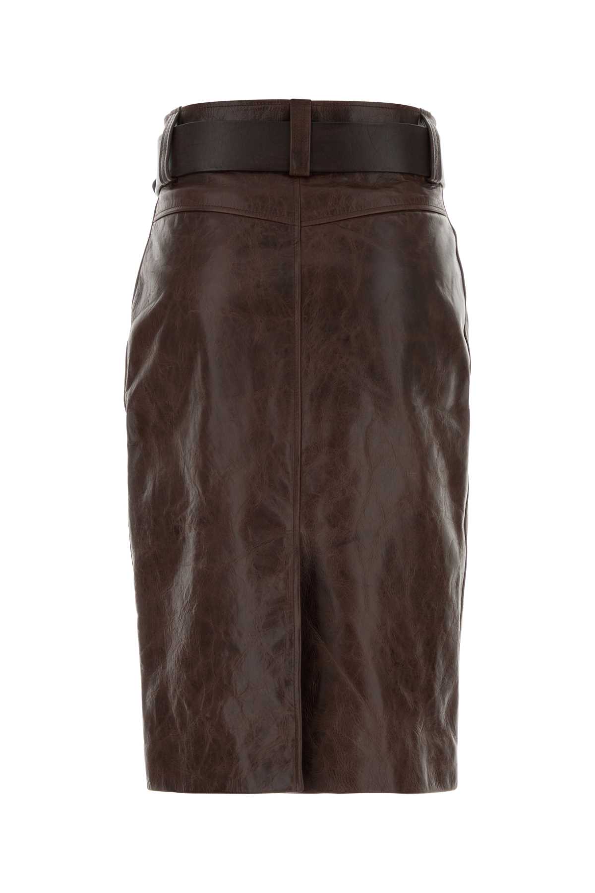 Saint Laurent Leather Dress
