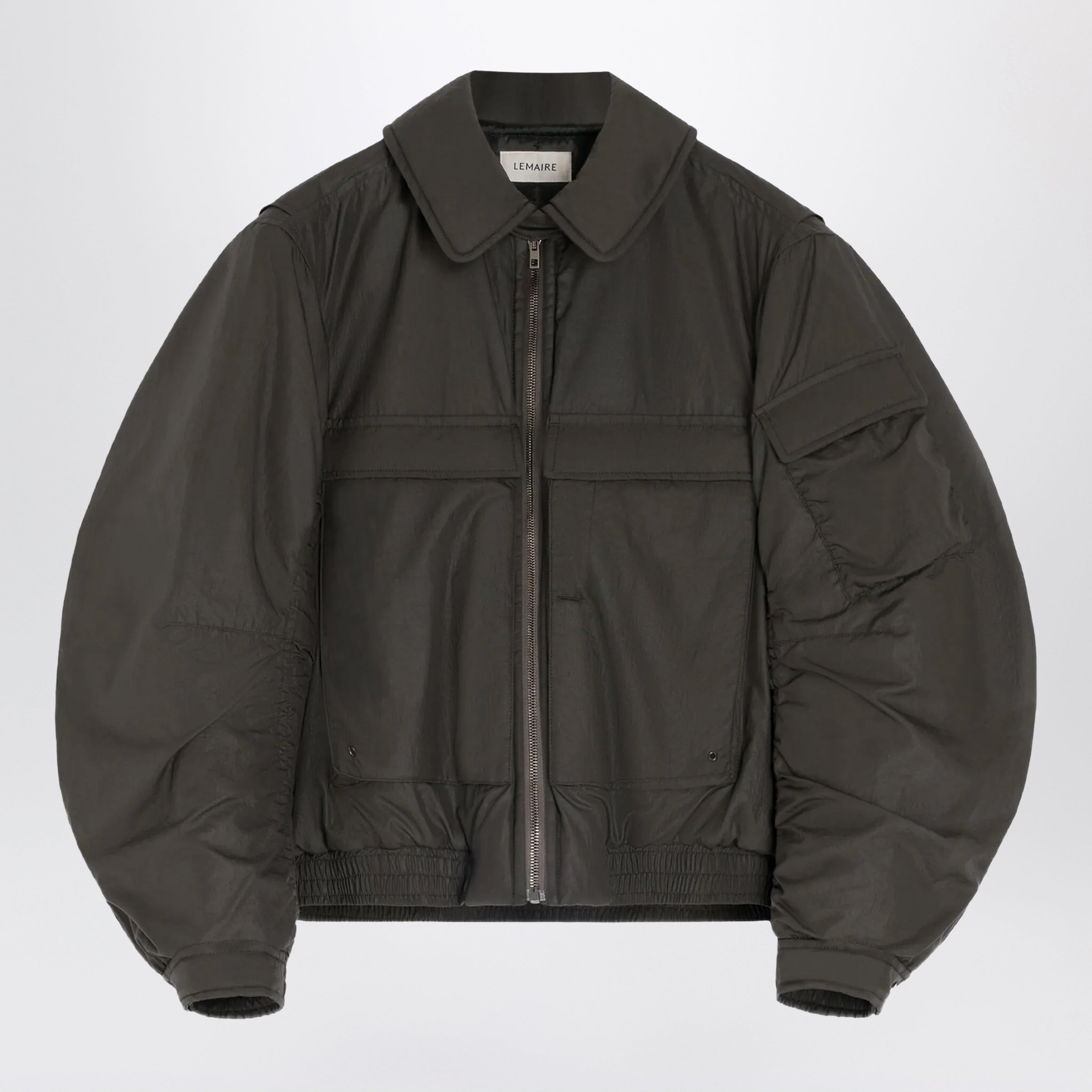 Lemaire Bomber Jacket With Removable Collar In B