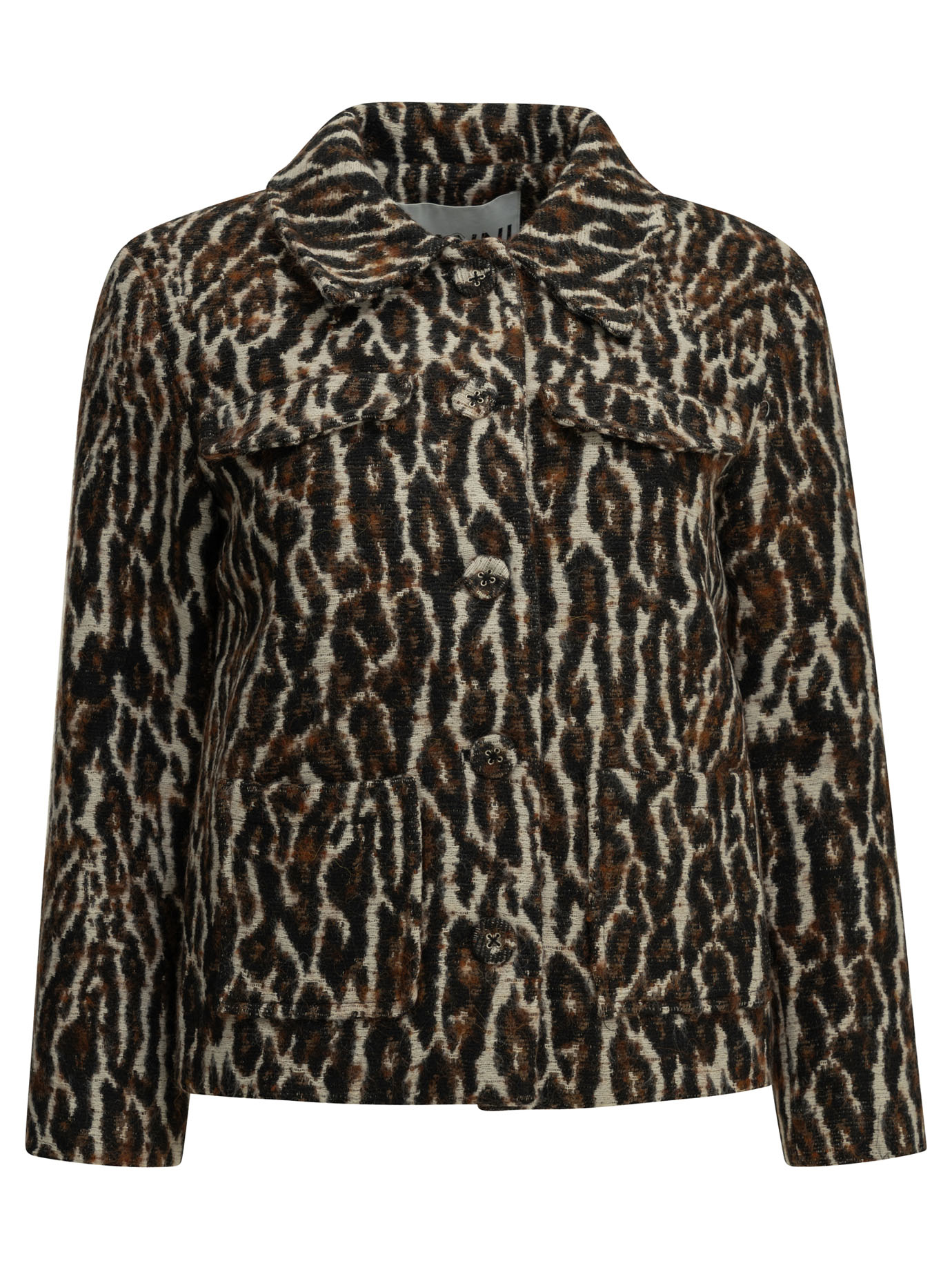 Ganni "Leopard" Blazer
