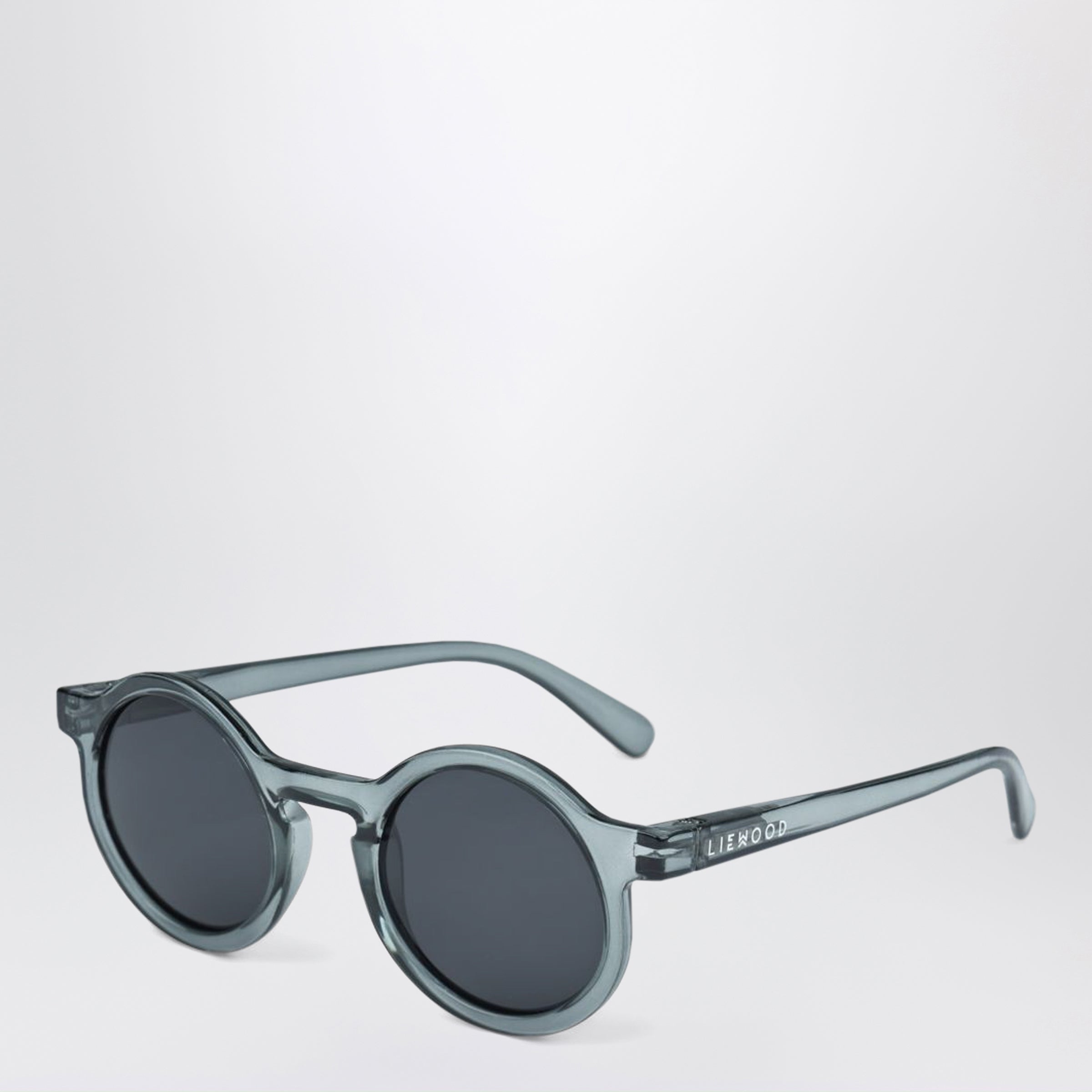 Liewood Blue Transparent Darla Round Sunglasses