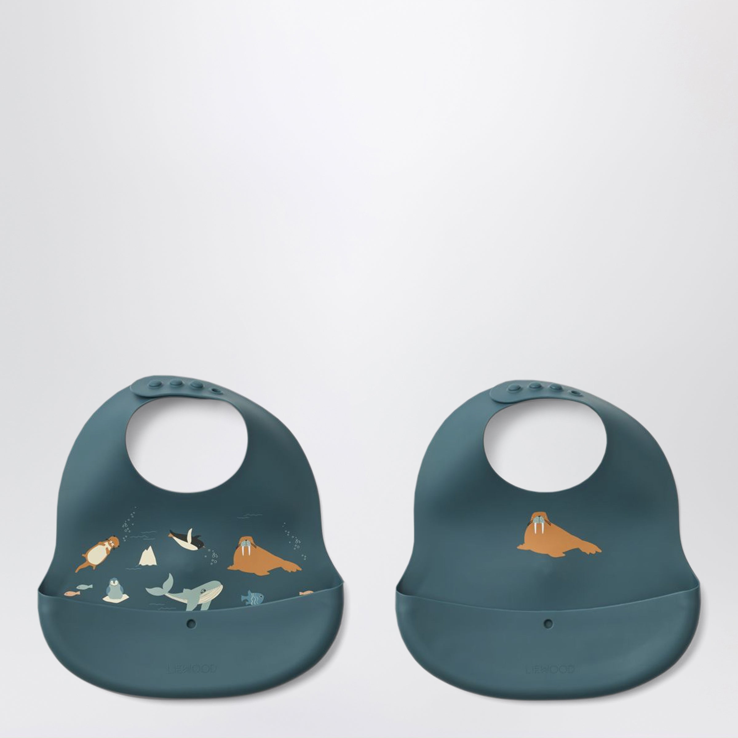 Liewood Ember Arctic Sea/Ocean View Set Of 2 Bib