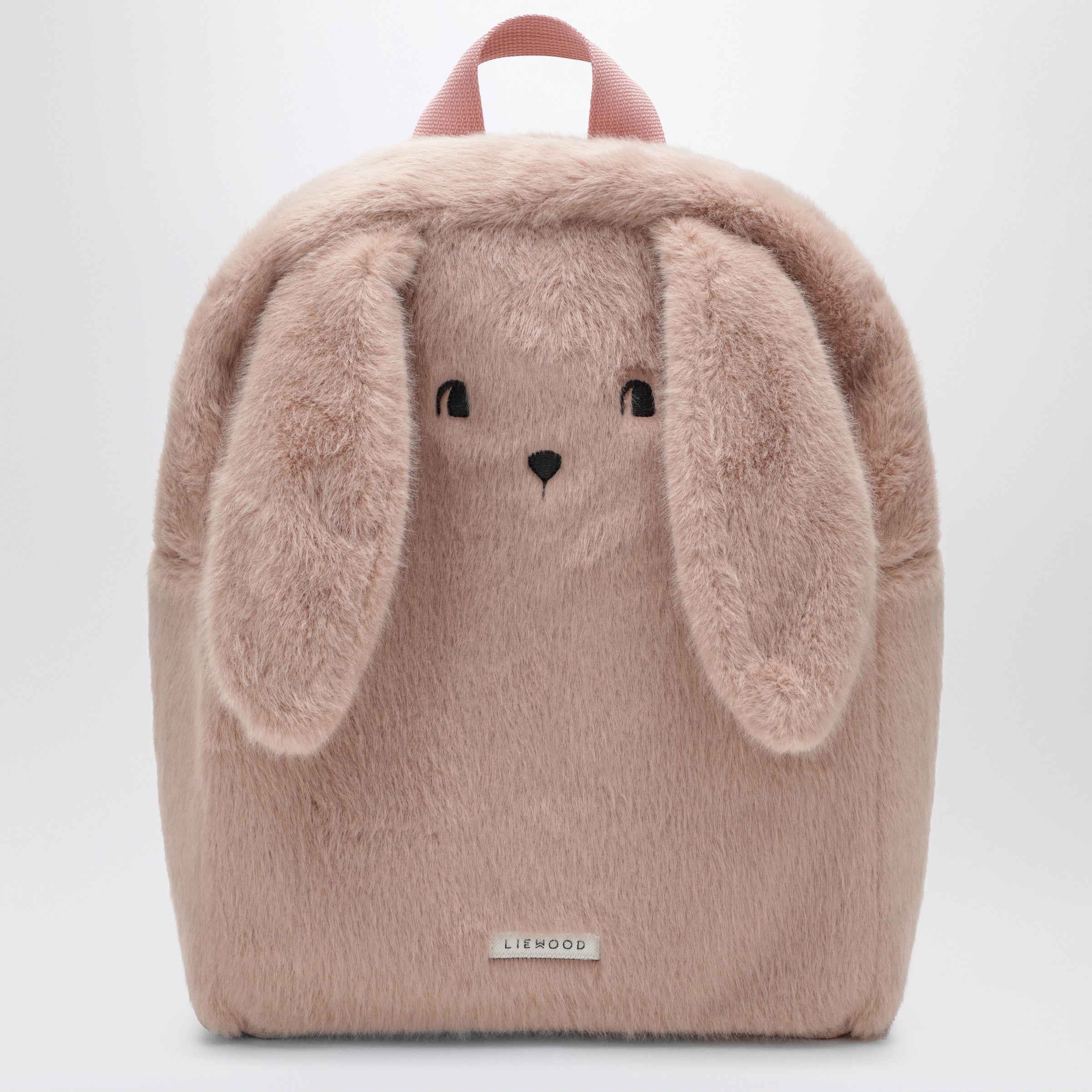 Liewood Pink Bunny-Shaped Plush Backpack