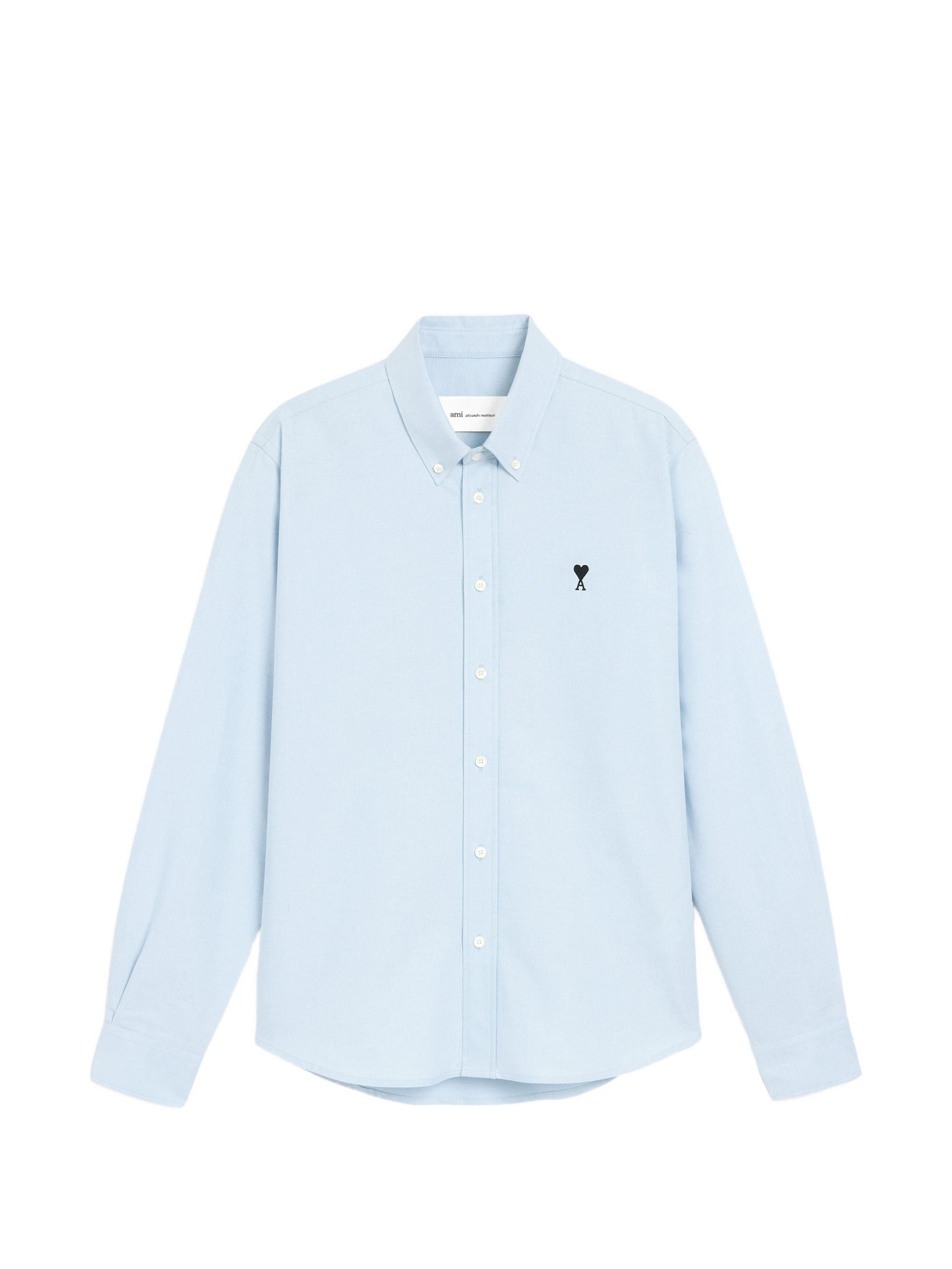 Ami paris Light Blue Cotton Shirt