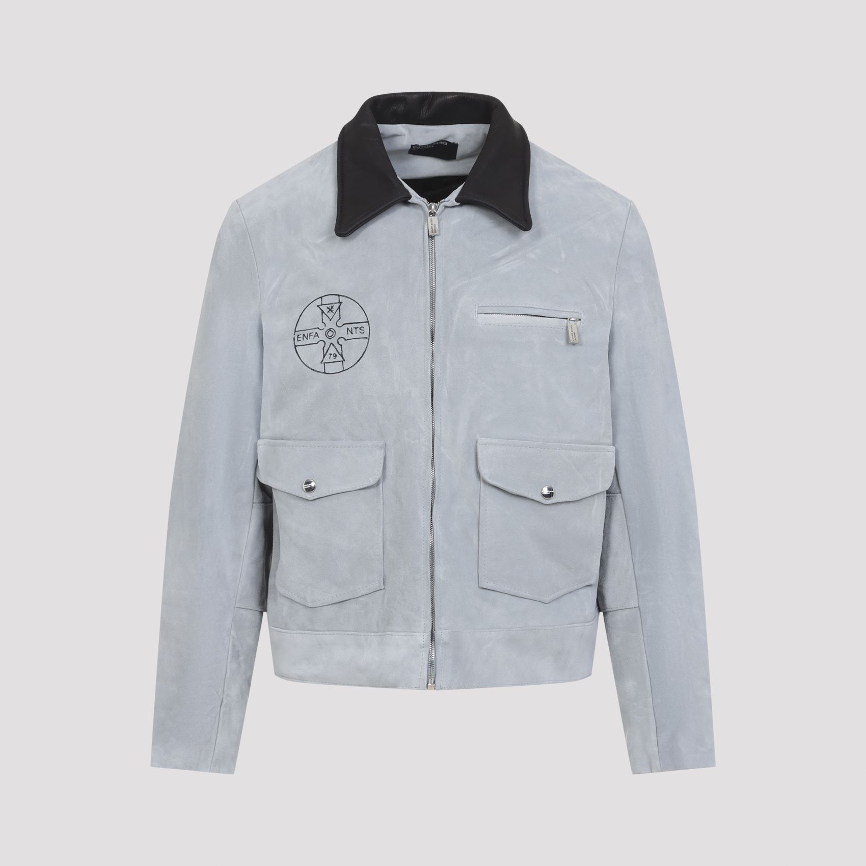 Enfants Riches Deprimes Light Blue Grey Mother Child Jacket