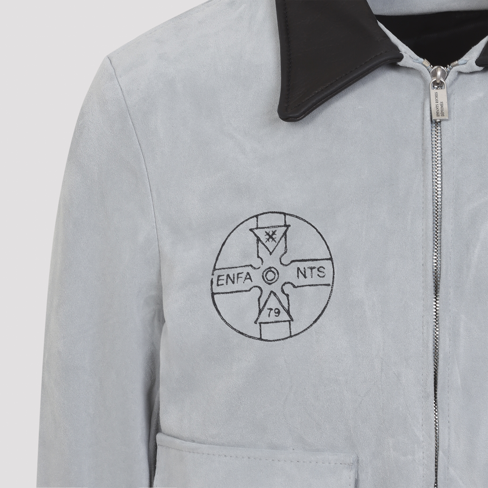Enfants Riches Deprimes Light Blue Grey Mother Child Jacket