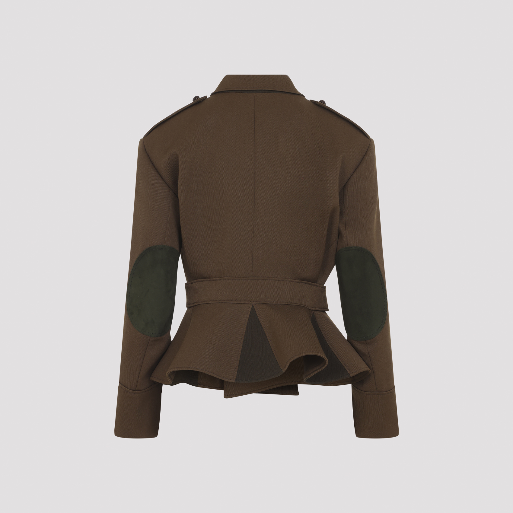 Celine Light Brown Peplum Jacket