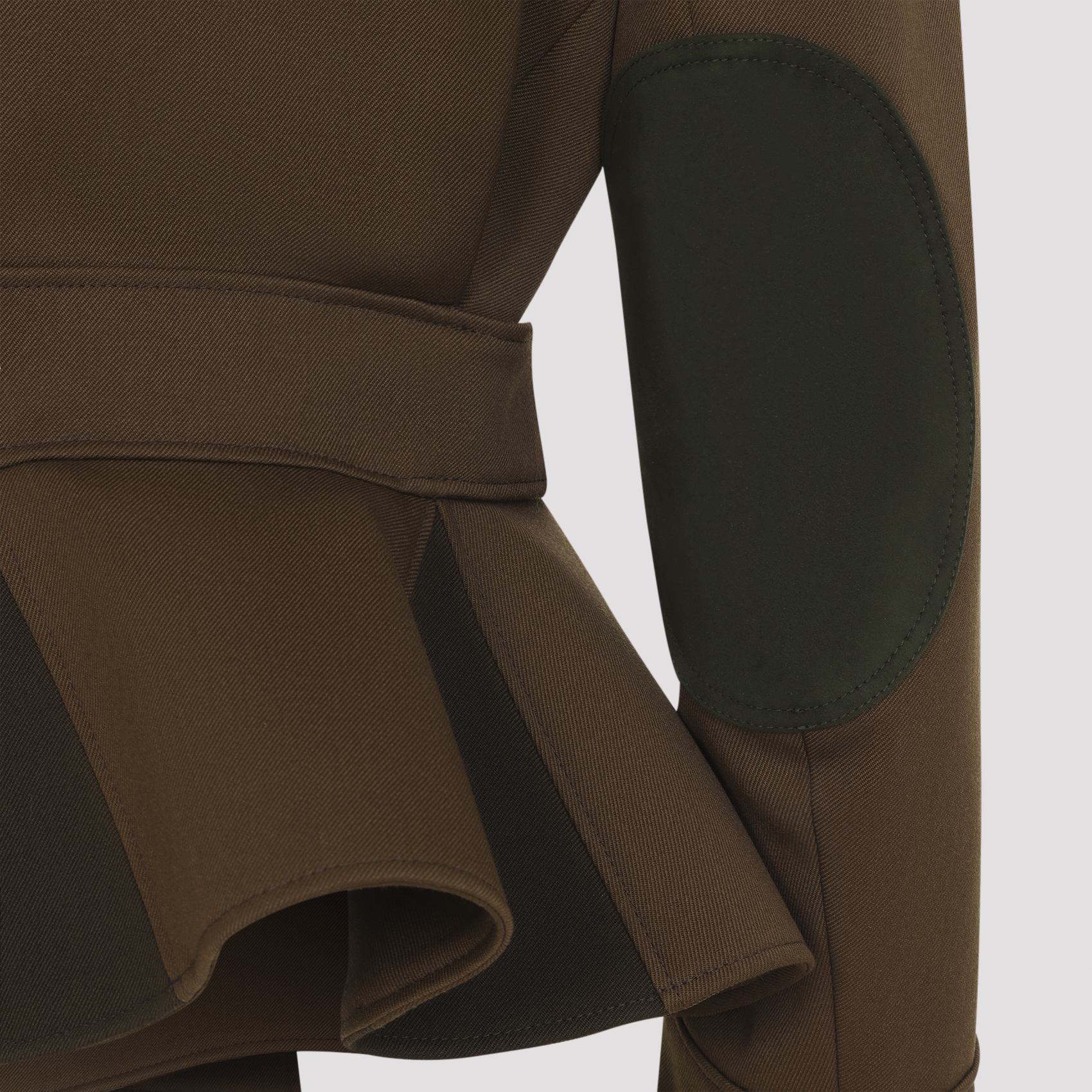 Celine Light Brown Peplum Jacket