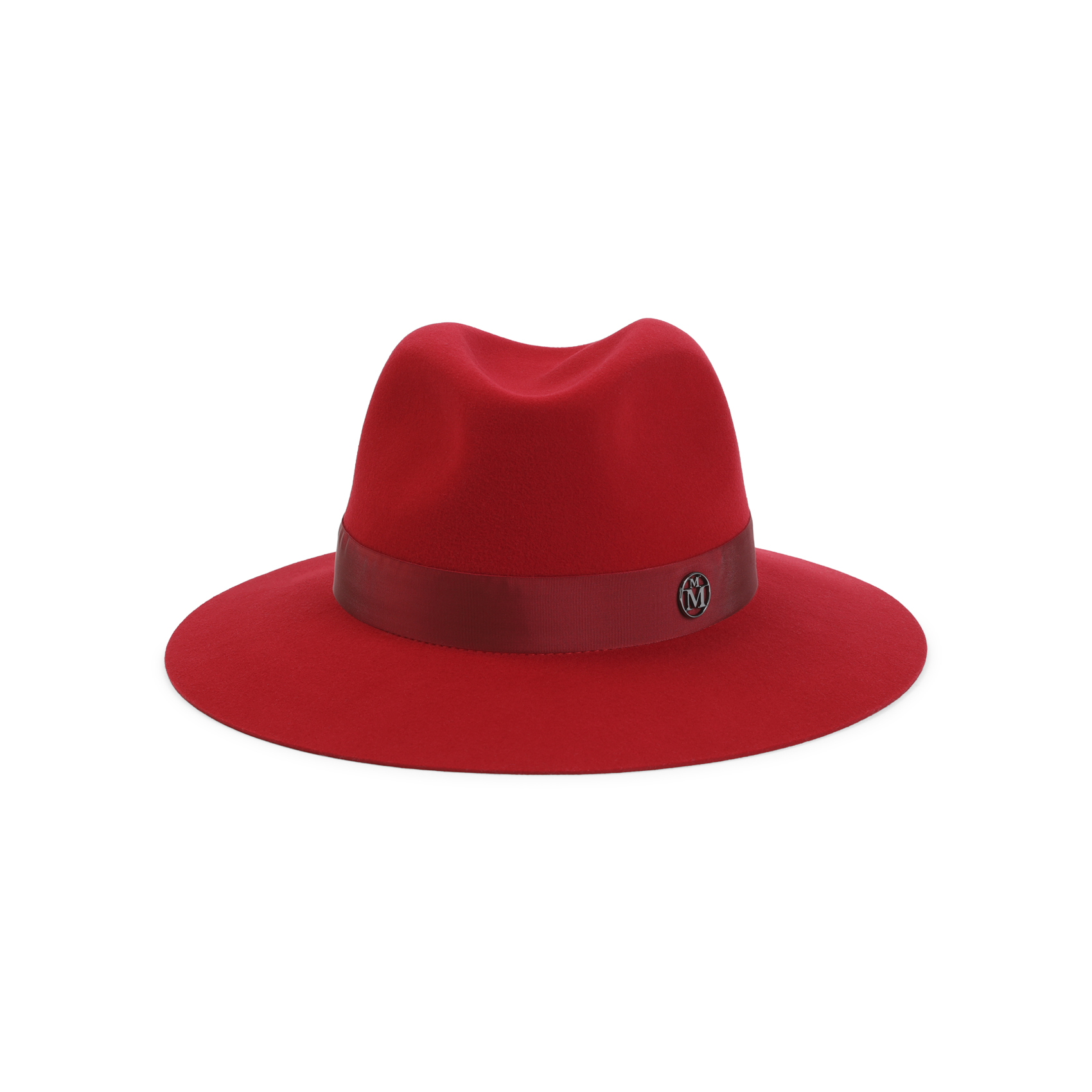 Maison Michel Lipstick Red Henrietta Hat