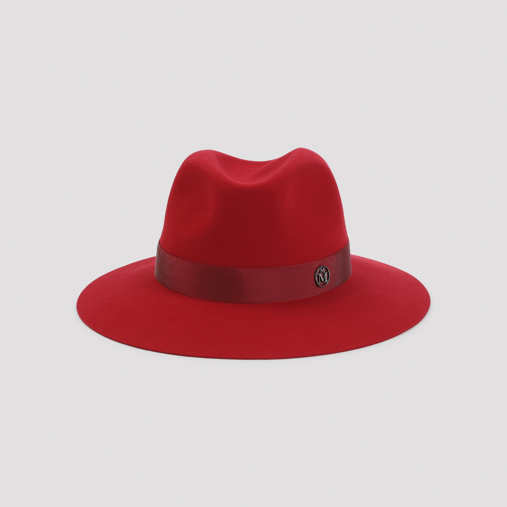 Maison Michel Lipstick Red Henrietta Hat