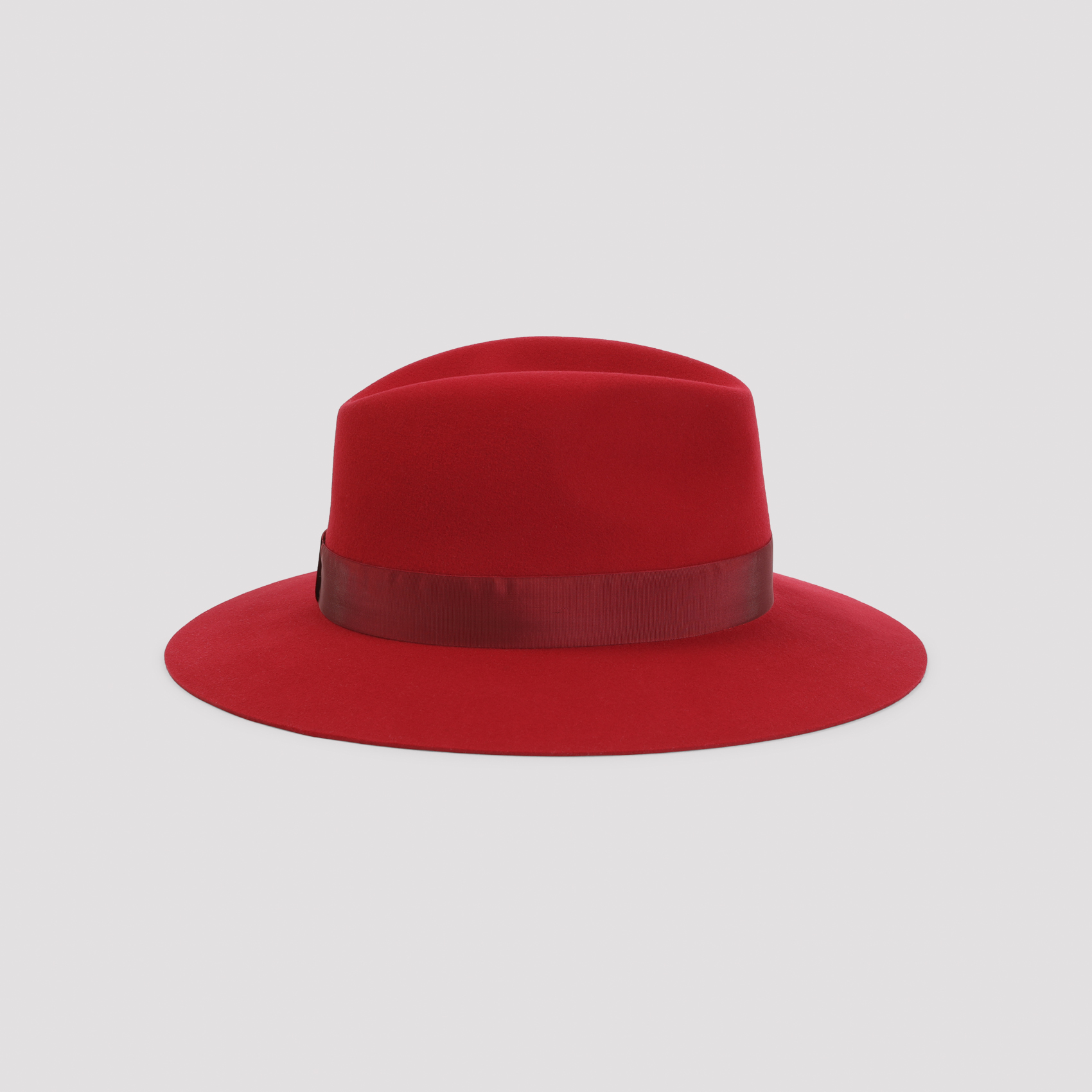 Maison Michel Lipstick Red Henrietta Hat