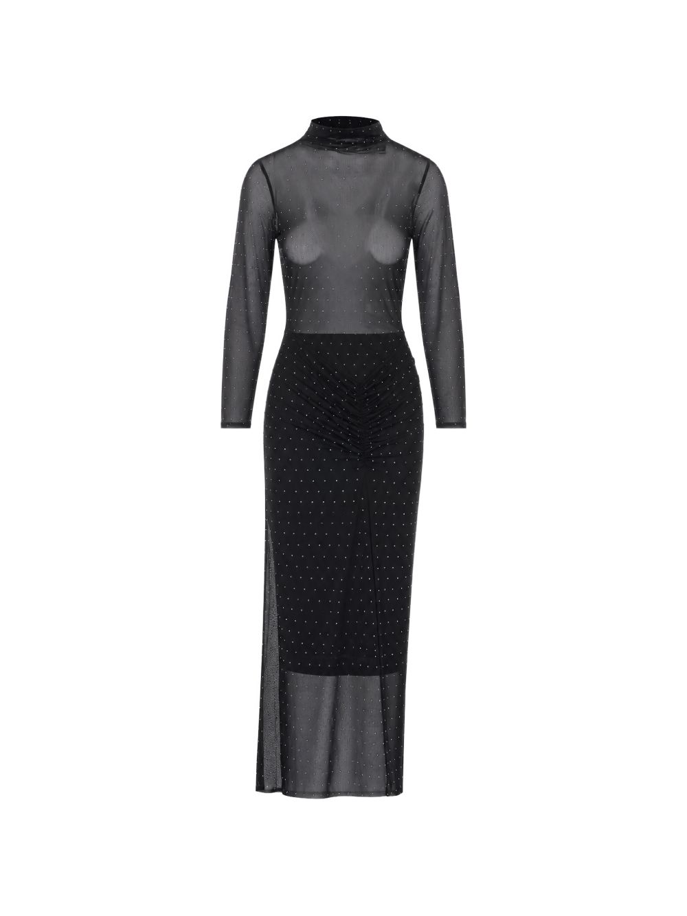 Liu Jo Black Polyester Elastane Dress