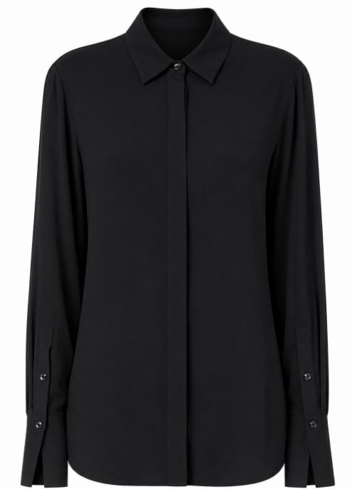 Liu Jo Black Polyester Elastane Shirt