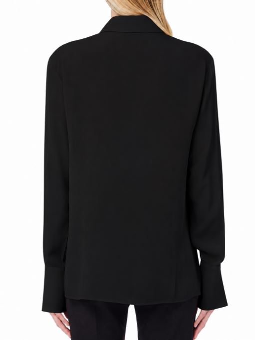 Liu Jo Black Polyester Elastane Shirt