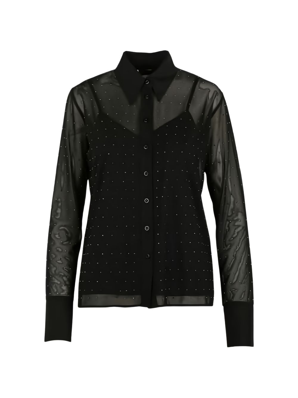 Liu Jo Black Polyester Elastane Shirt