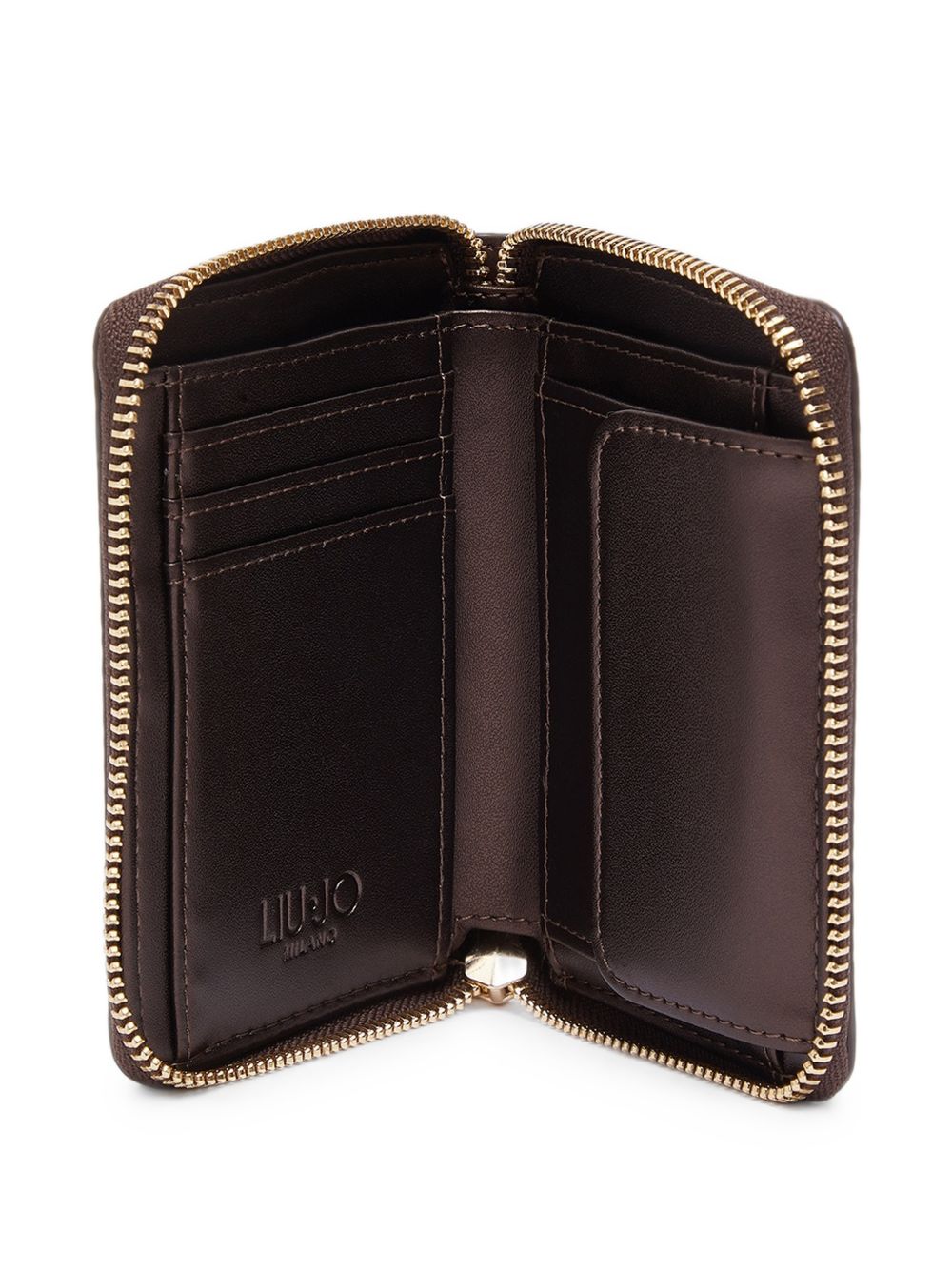 Liu Jo Dark Brown Polyurethane Wallet