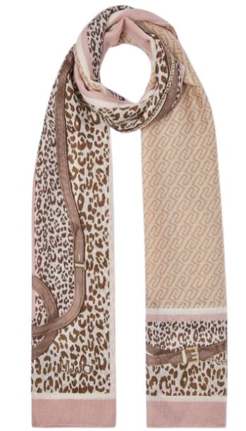 Liu Jo Dusty Pink Cotton Scarf