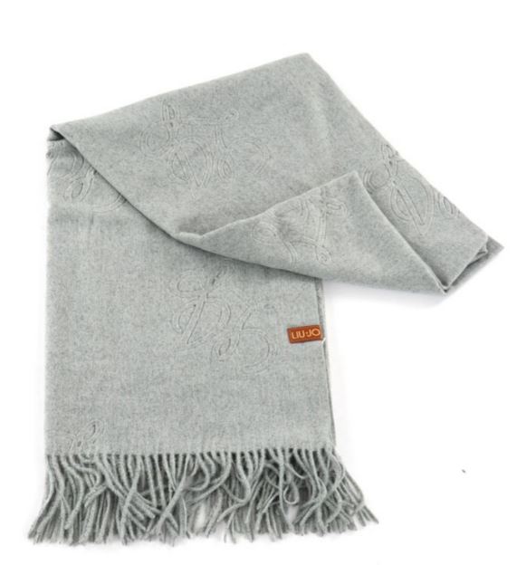 Liu Jo Light Grey Cotton Scarf