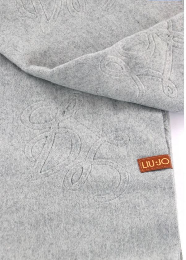 Liu Jo Light Grey Cotton Scarf