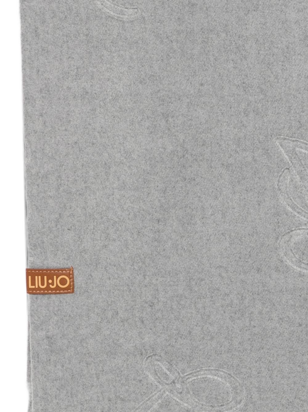 Liu Jo Light Grey Cotton Scarf
