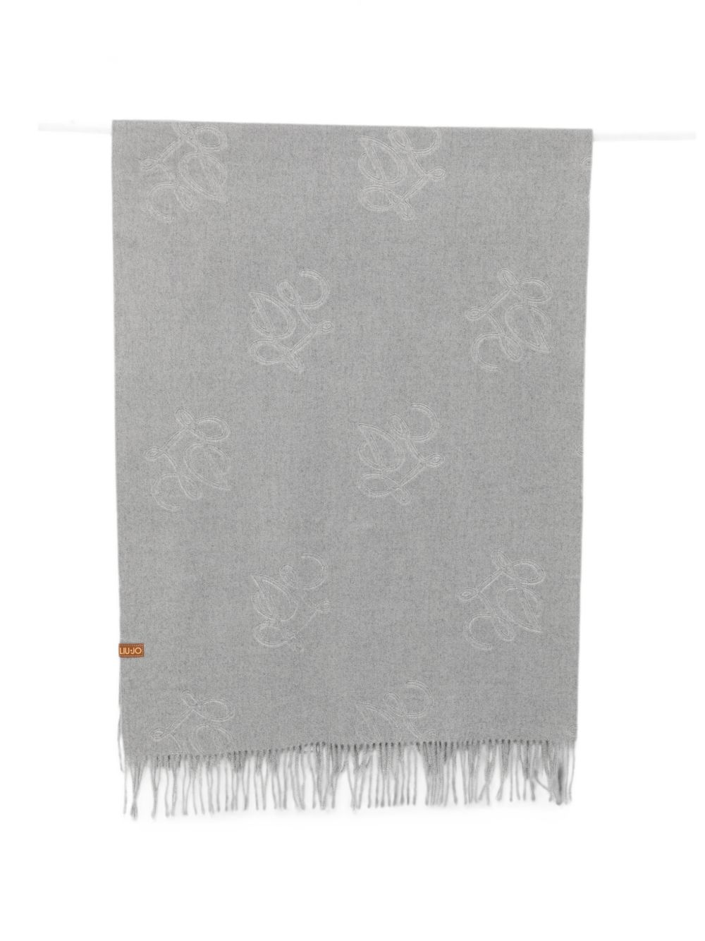 Liu Jo Light Grey Cotton Scarf