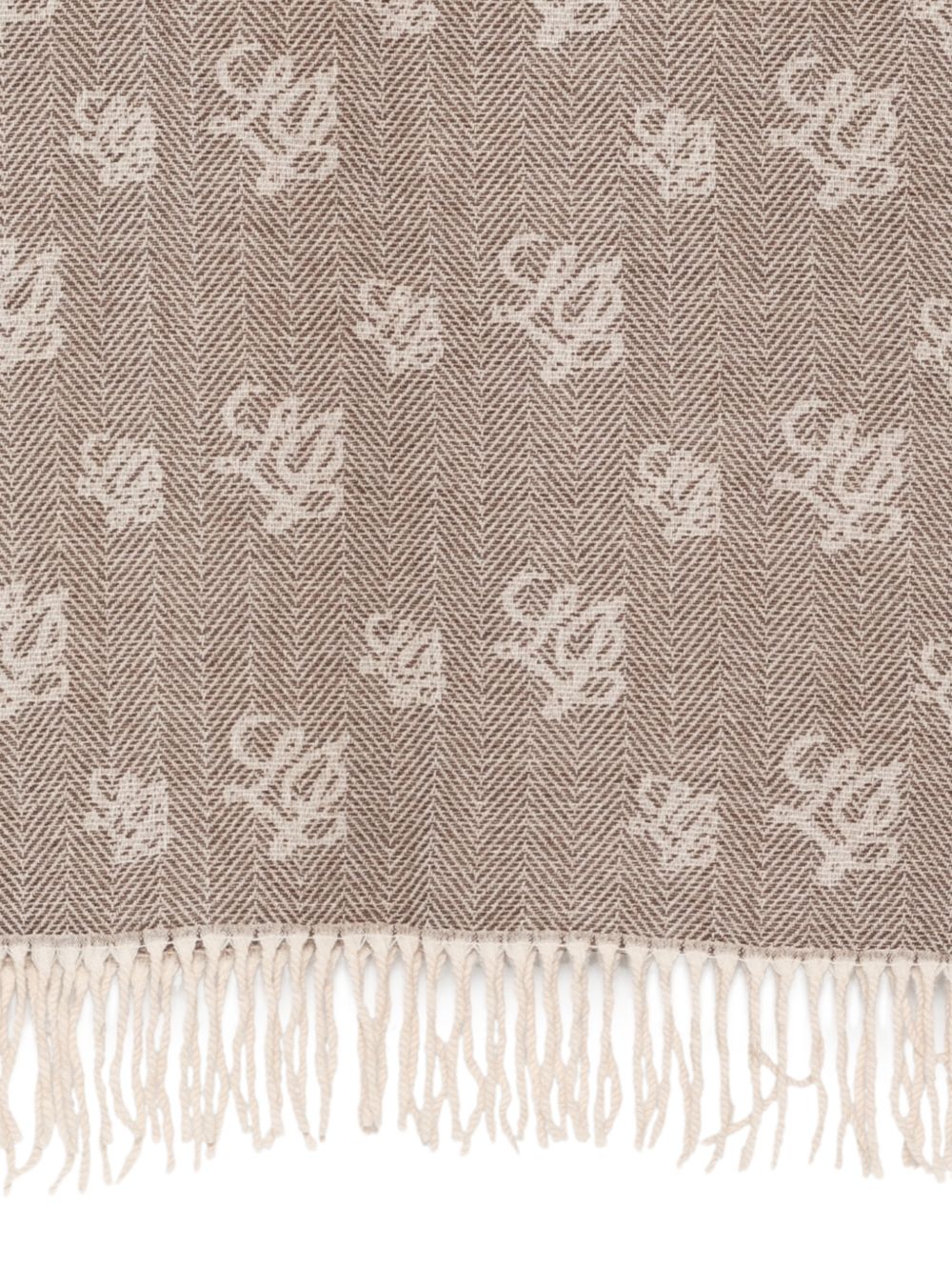 Liu Jo Taupe Cotton Scarf