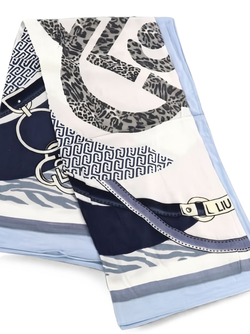 Liu Jo White Cotton Scarf