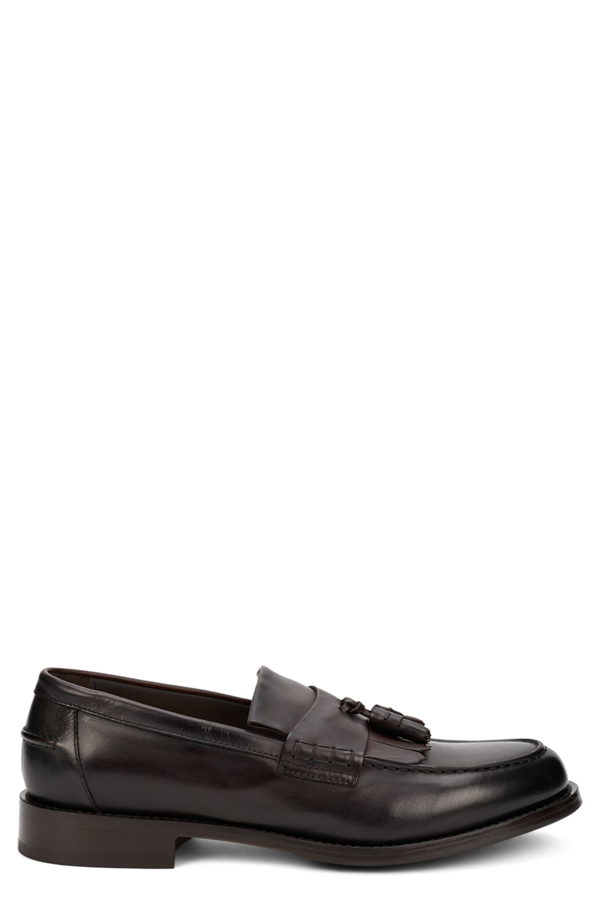 Doucal's Loafers In Leather With Insert