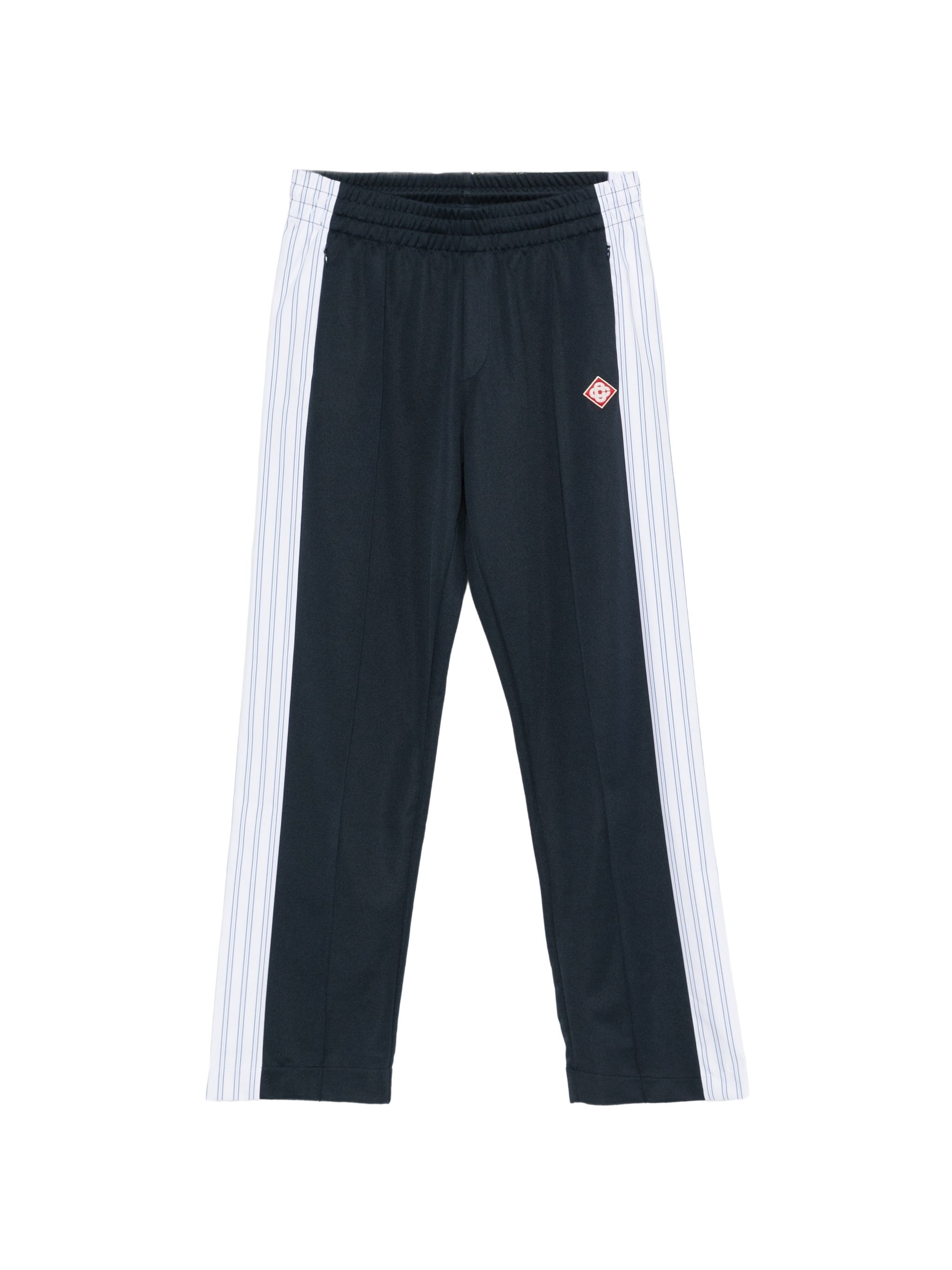 Casablanca Logo-Patch Pinstriped-Panel Track Pants