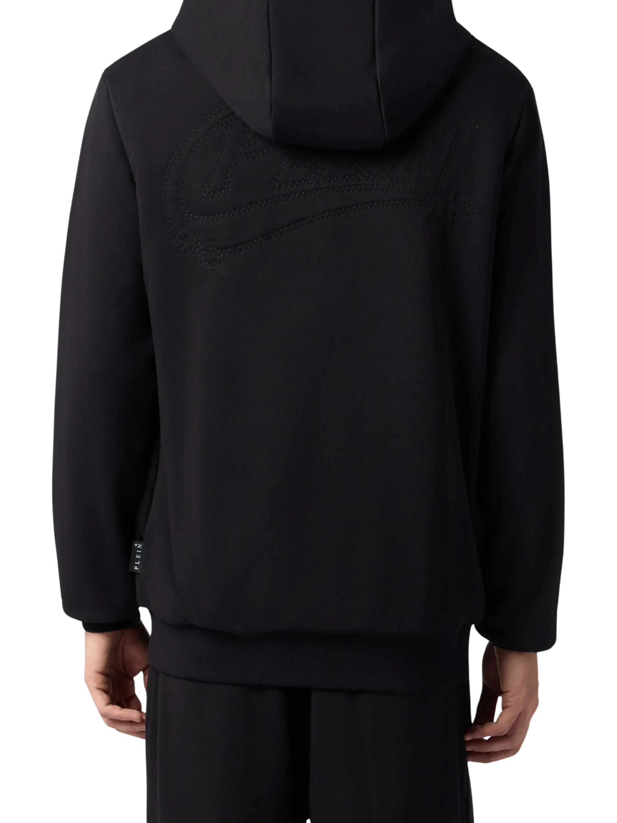 Philipp Plein Logo-Plaque Zip-Up Hoodie
