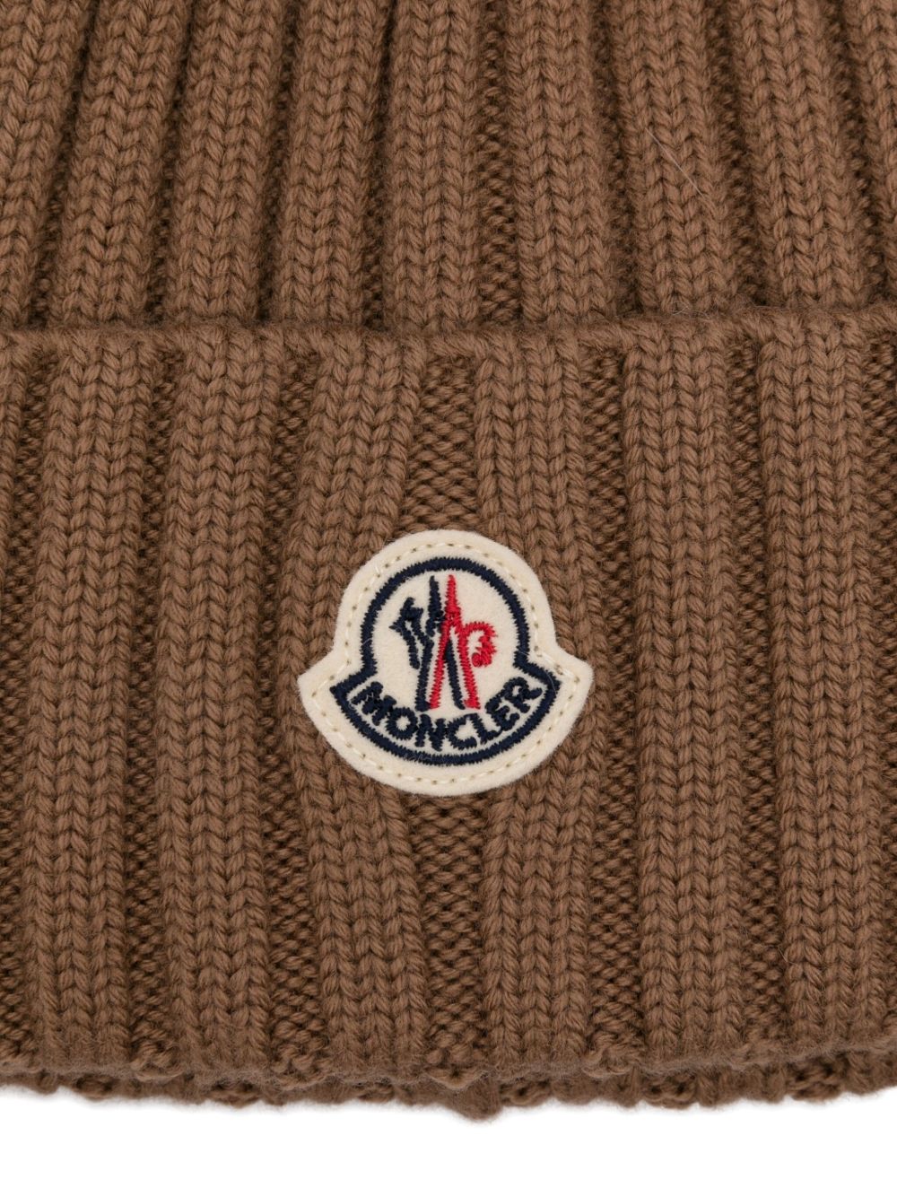 Moncler Logo Wool Beanie