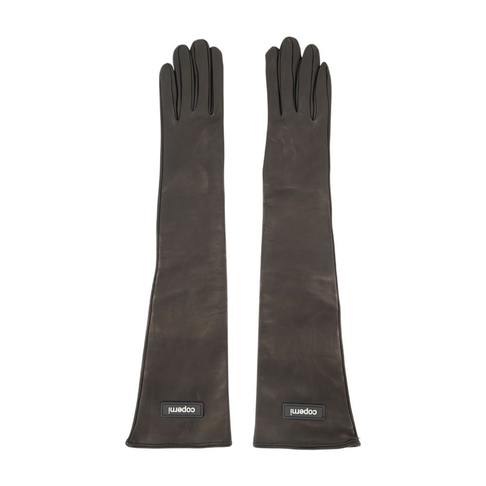 Coperni Long Leather Patch Gloves