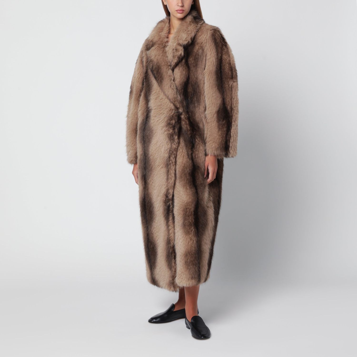 Swd by S.W.O.R.D Swd By S.w.o.r.d. Long Shaded Brown Faux