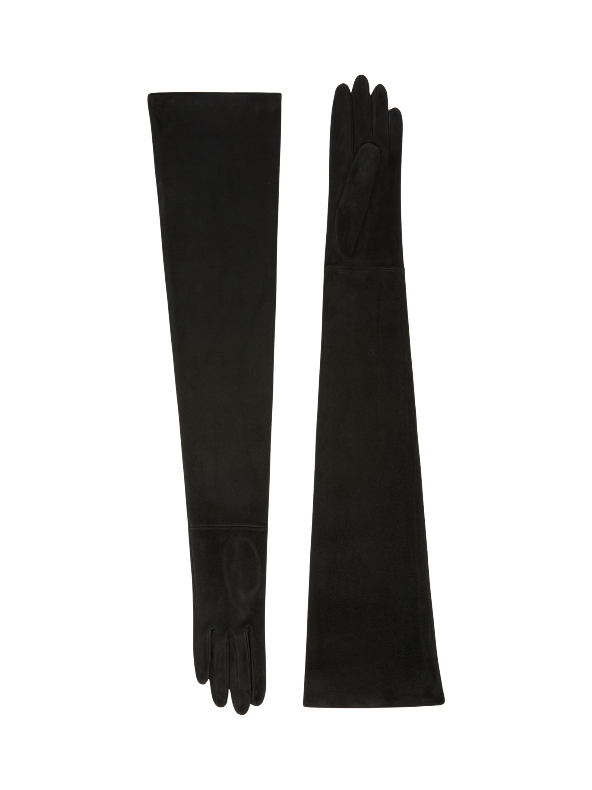 Max Mara Long Suede Gloves