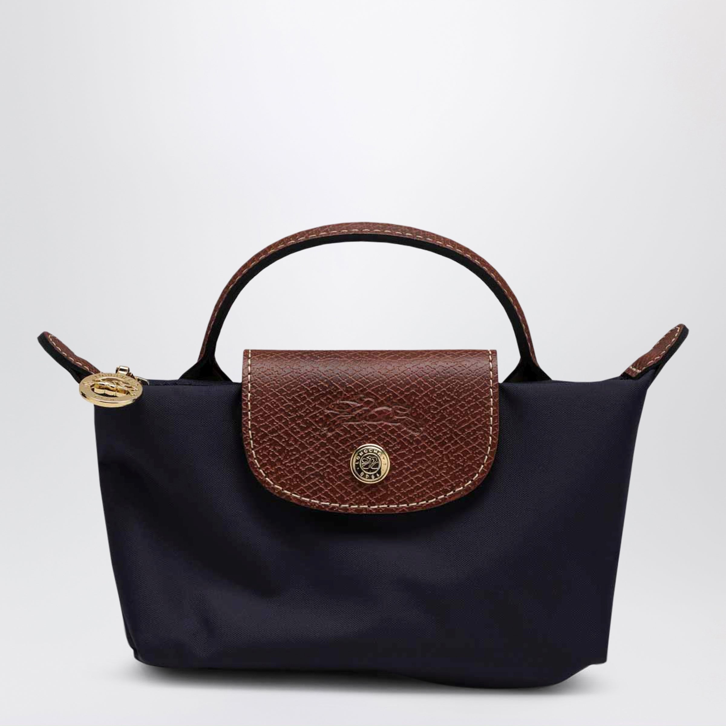 Longchamp Le Pliage Original Pebble Clutch Bag Mar
