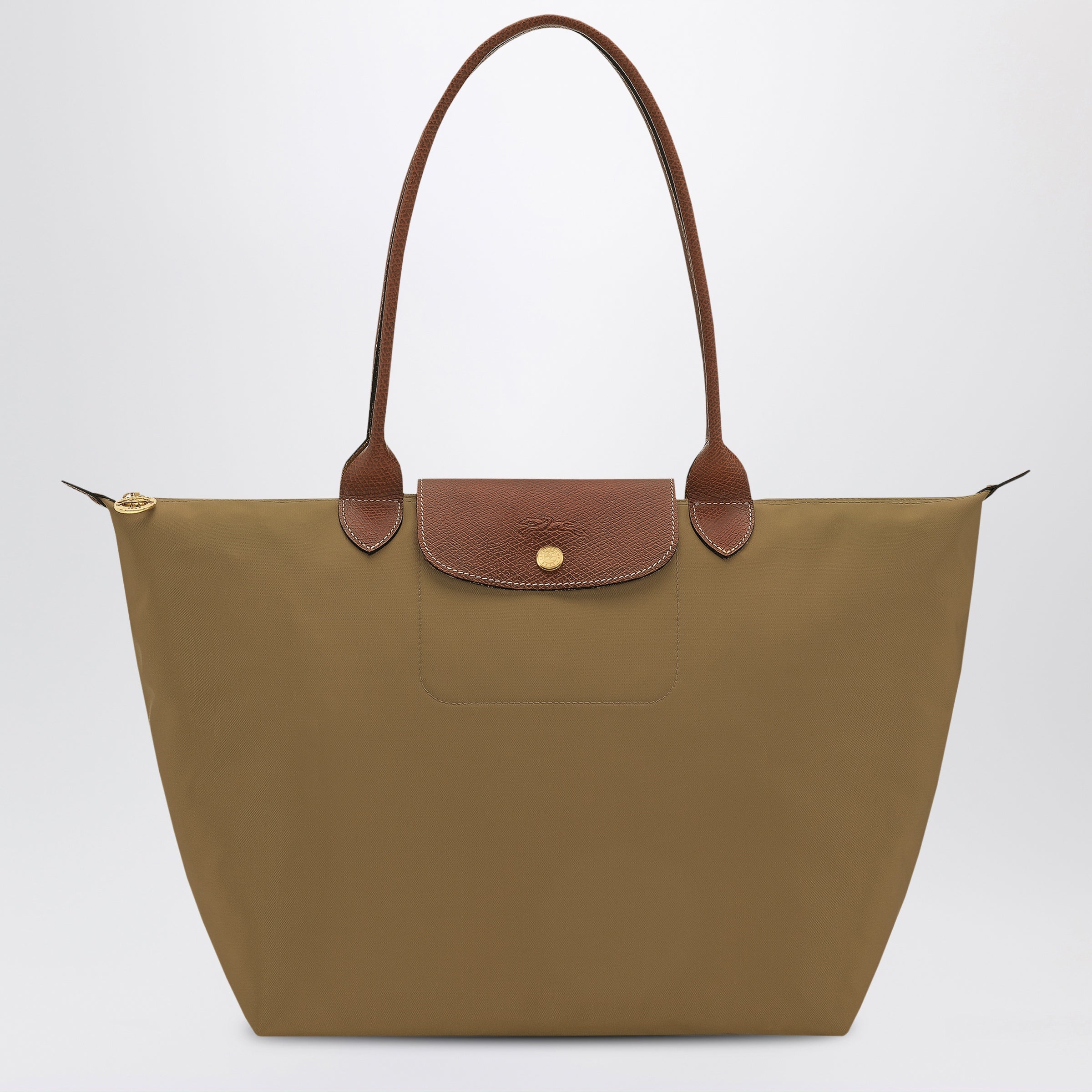 Longchamp Olive Le Pliage Original L Bag