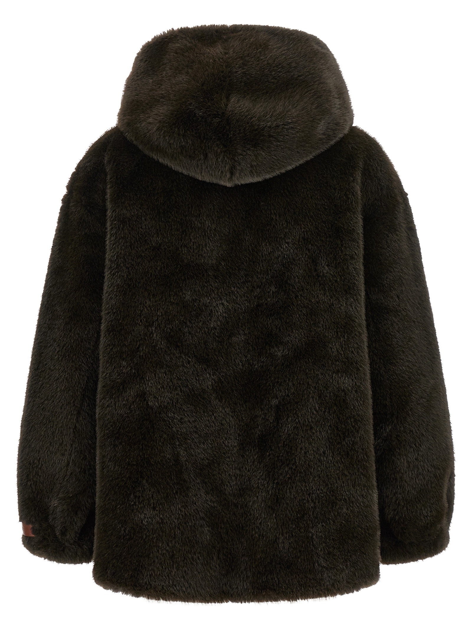 LOU Andrea Eco-Fur Hooded Jacket