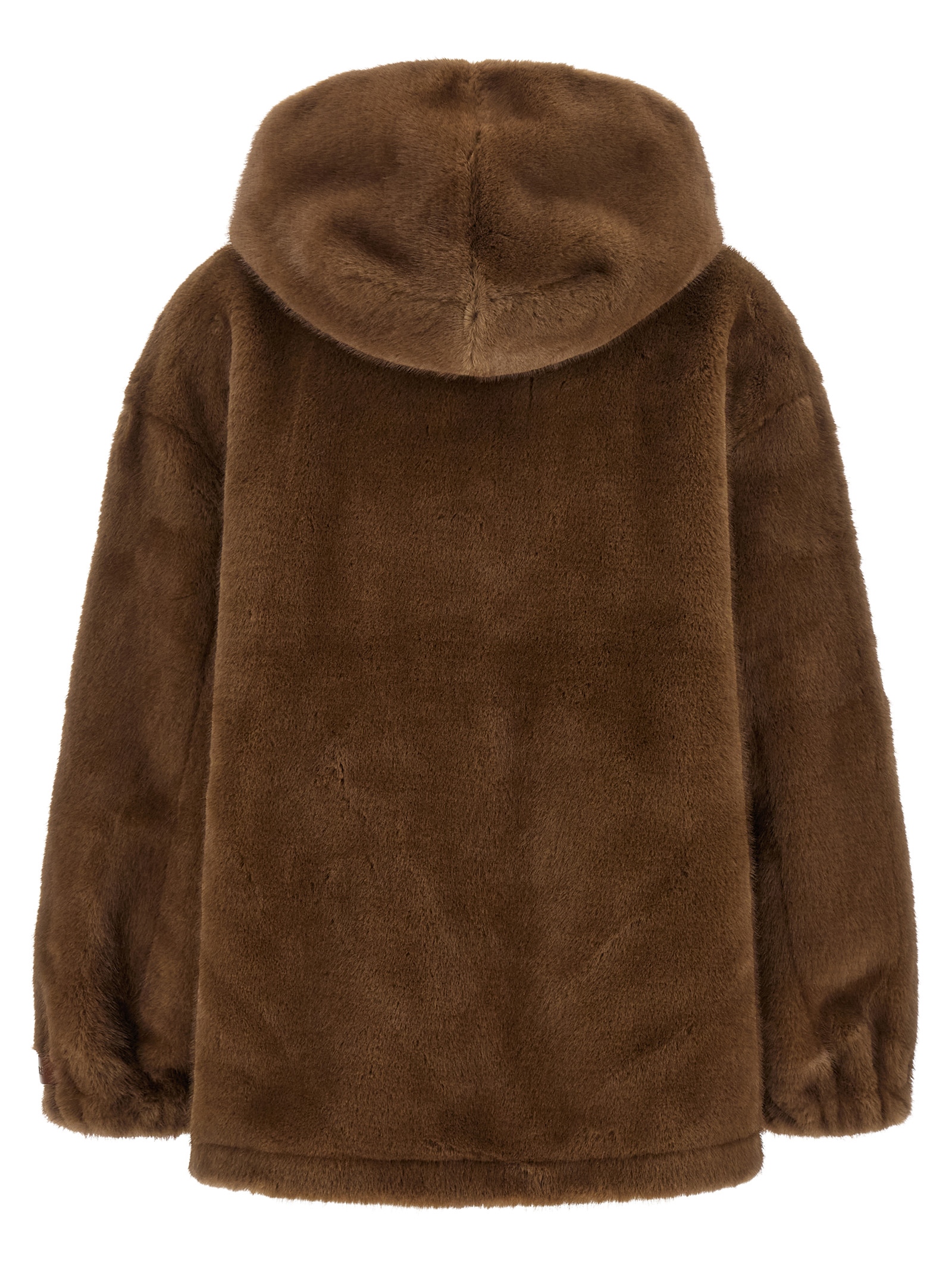 LOU Andrea Eco-Fur Hooded Jacket