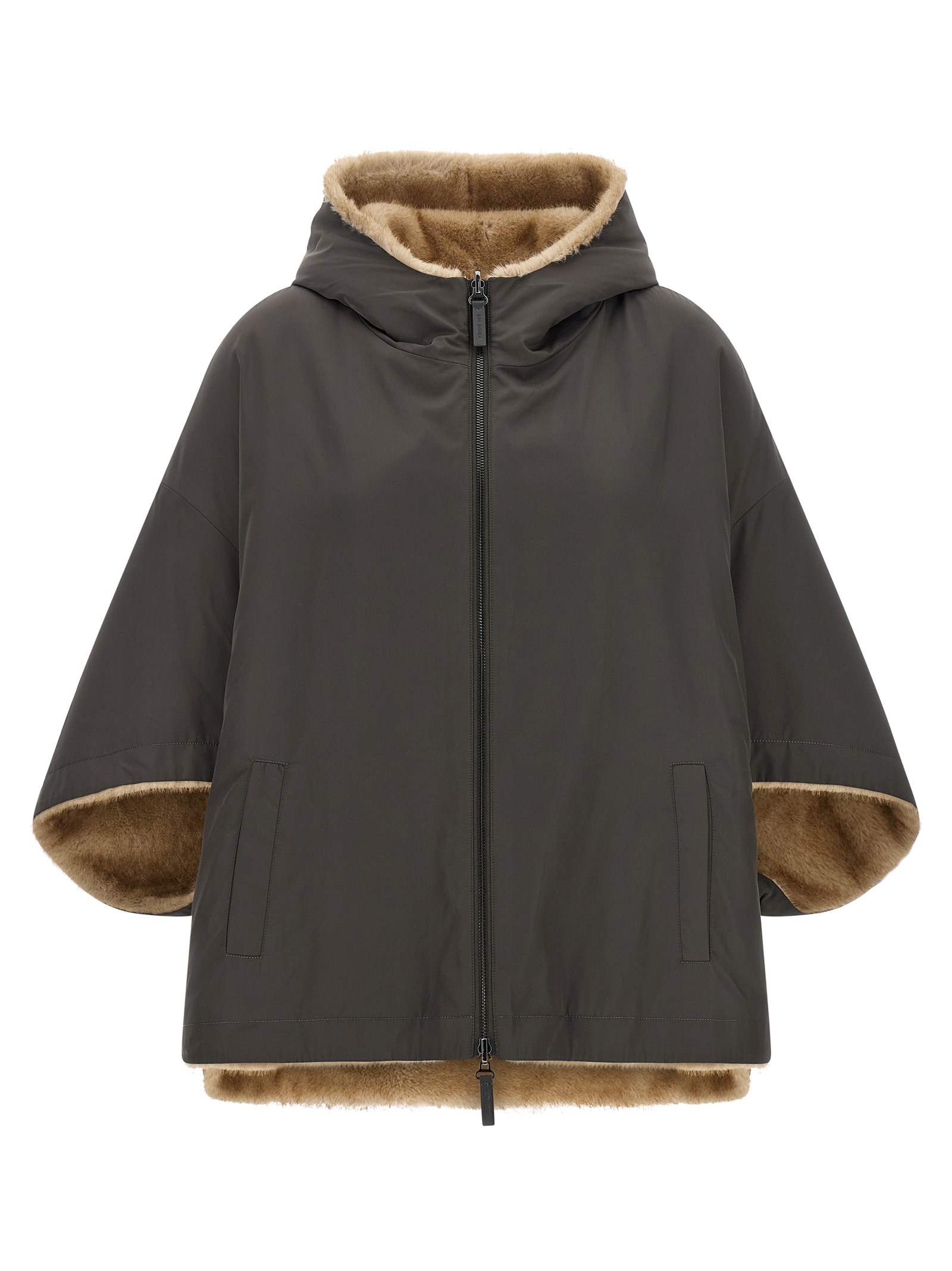 LOU Andrea Reversible Cape With Hood