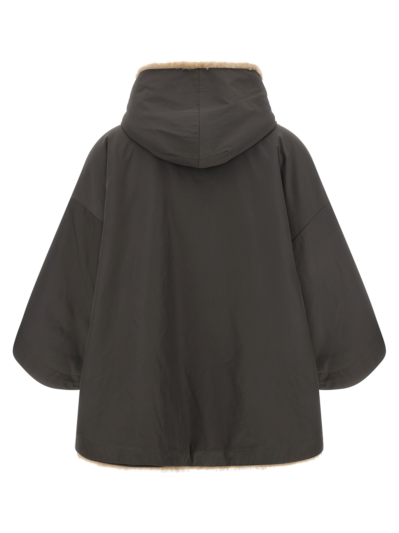 LOU Andrea Reversible Cape With Hood