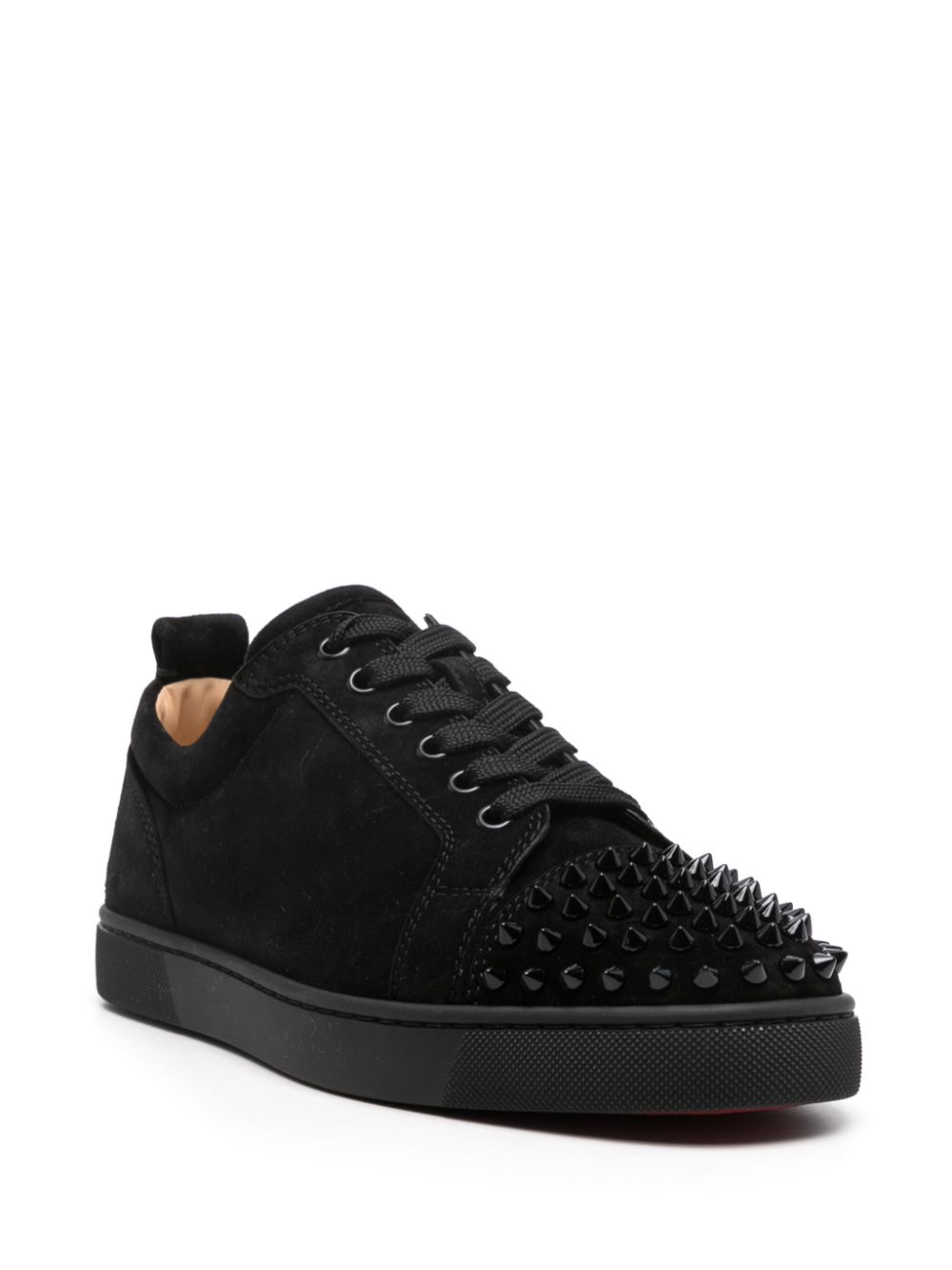 Christian louboutin Louis Junior Spikes Leather Sneakers