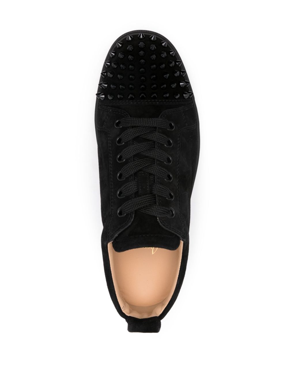Christian louboutin Louis Junior Spikes Leather Sneakers