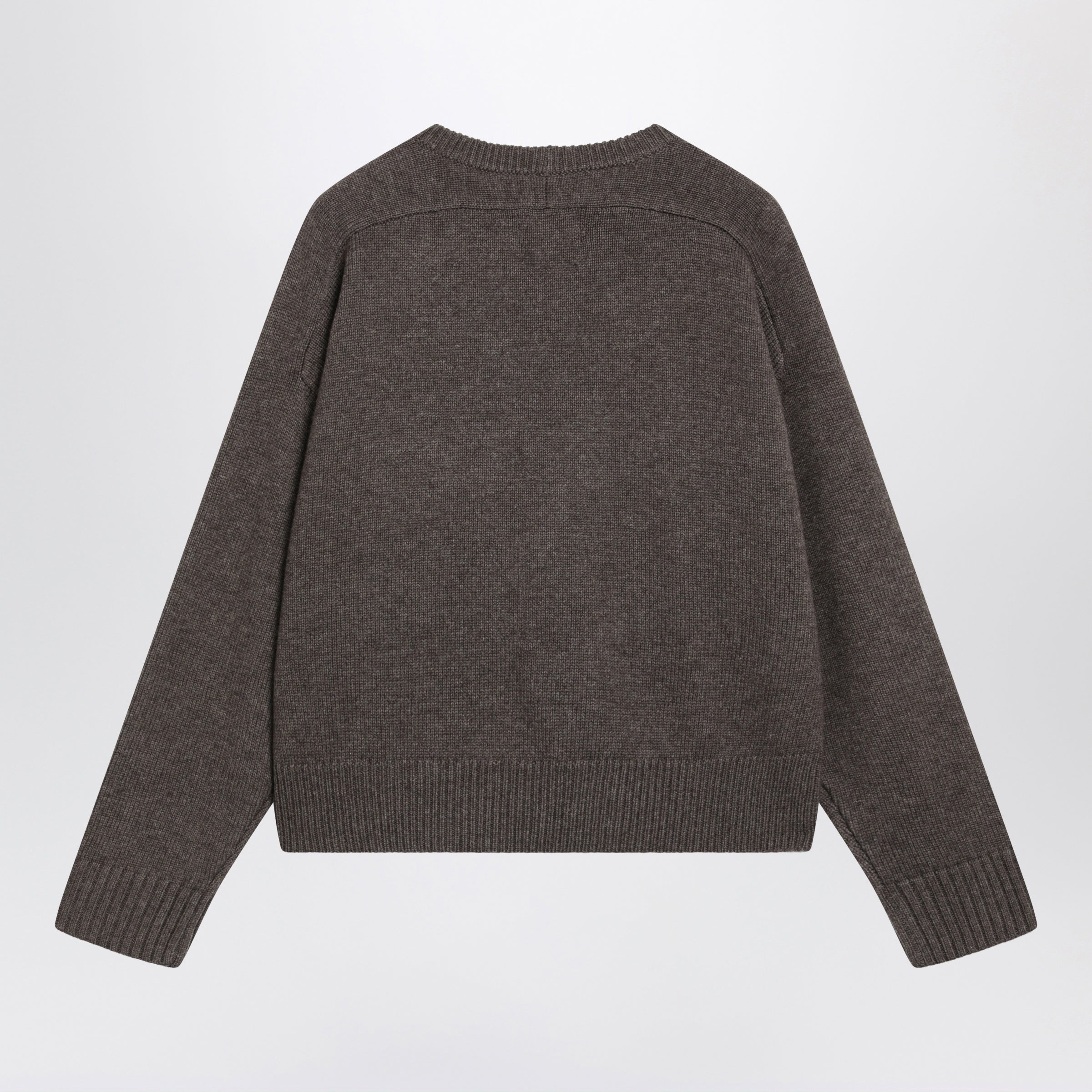 Loulou De Saison Briha Sweater In Taupe Wool And Cashmere