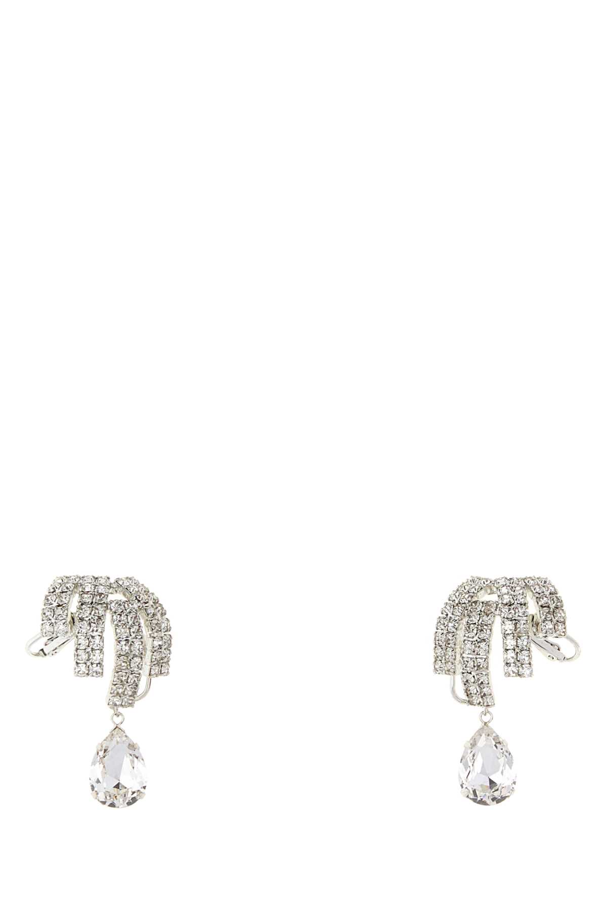 Magda Butrym Aw26 Earrings 05 Rhodium