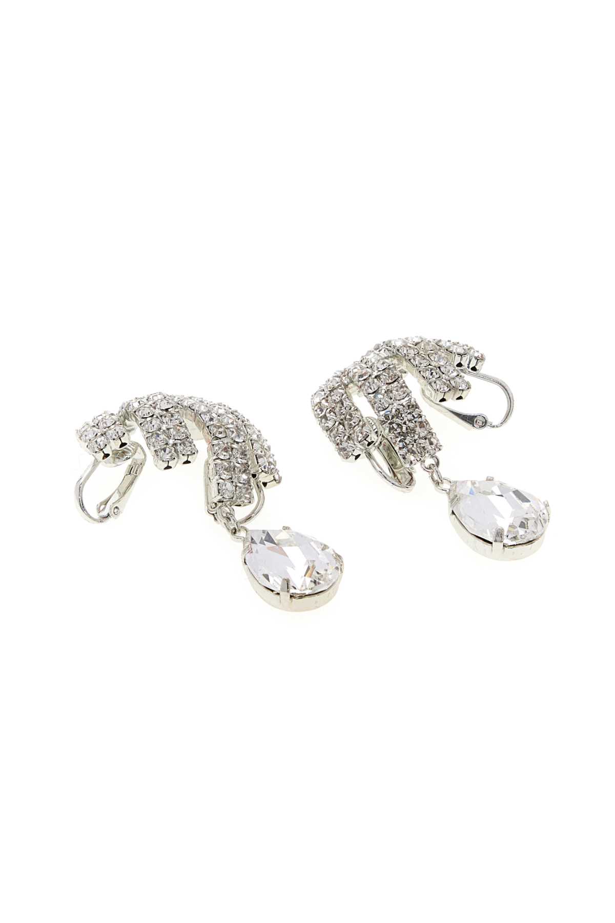 Magda Butrym Aw26 Earrings 05 Rhodium