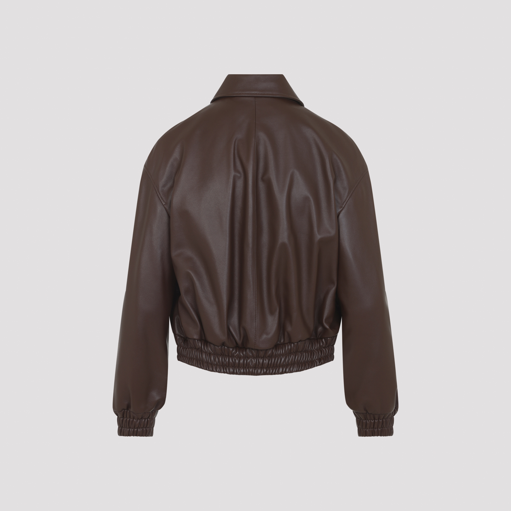 Celine Mahogany Lamb Leather Jacket