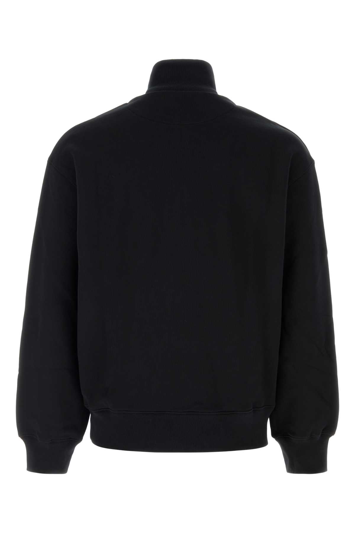 Maison Kitsune Fox Head Comfort Half Zip Sweatshirt